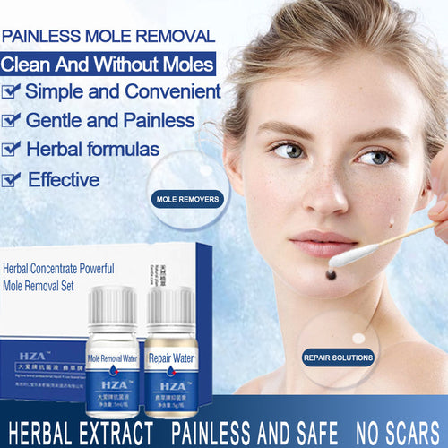 (🔥SUPER LOW DISCOUNT-75% OFF)HZA™ Herbal Concentrate Powerful Mole Removal Set