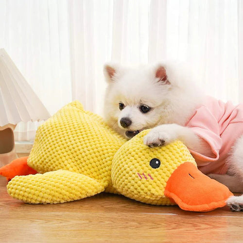 (🔥LAST DAY SALE-85% OFF) Calming Duck Toy （✔️ Non-Toxic Chew-Resistant Fabric）