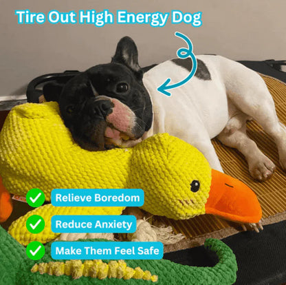 (🔥LAST DAY SALE-85% OFF) Calming Duck Toy （✔️ Non-Toxic Chew-Resistant Fabric）