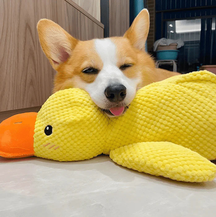 (🔥LAST DAY SALE-85% OFF) Calming Duck Toy （✔️ Non-Toxic Chew-Resistant Fabric）