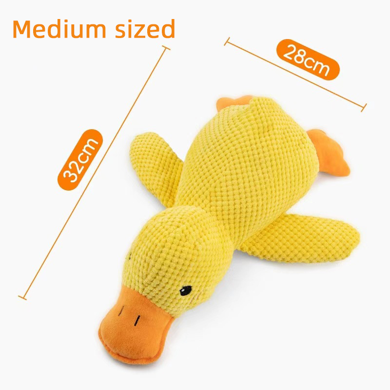 (🔥LAST DAY SALE-85% OFF) Calming Duck Toy （✔️ Non-Toxic Chew-Resistant Fabric）