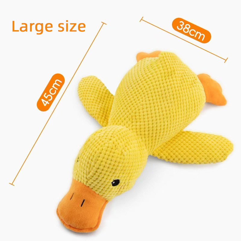 (🔥LAST DAY SALE-85% OFF) Calming Duck Toy （✔️ Non-Toxic Chew-Resistant Fabric）