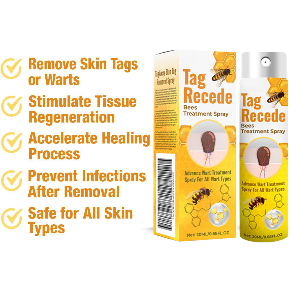 ✅ Official store: 🔥🐝AQA™TagRecede Bee Spray ✨👨‍⚕️ Approved by the American Association of Dermatology (AAOS) (Removal of skin tags, warts, nevus, fibromatous nevus, lipofluid keratosis, filamentous skin tags, fibroepithelial polyps, or stem skin tags)