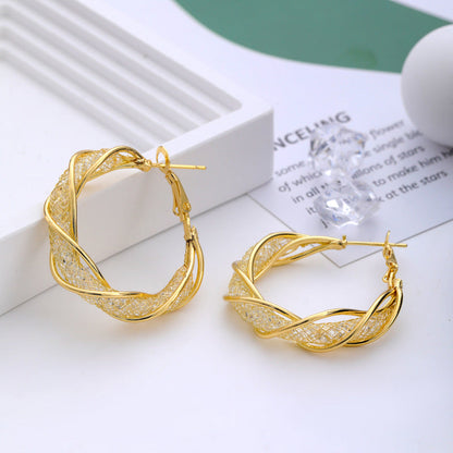 （🔥LAST DAY SALE-80% OFF) Lymphatic activity hoop earrings