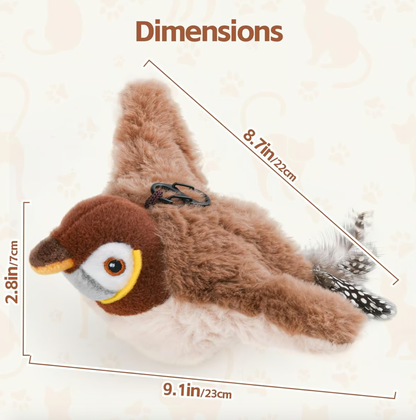 🔥 Last Day Sale Price | 🐾Interactive Chirping Bird Cat Toy