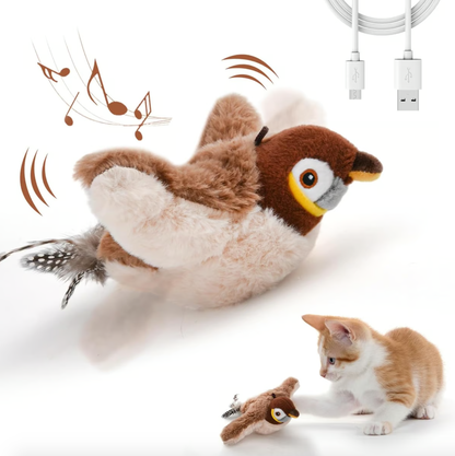 🔥 Last Day Sale Price | 🐾Interactive Chirping Bird Cat Toy