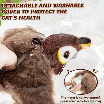 🔥 Last Day Sale Price | 🐾Interactive Chirping Bird Cat Toy