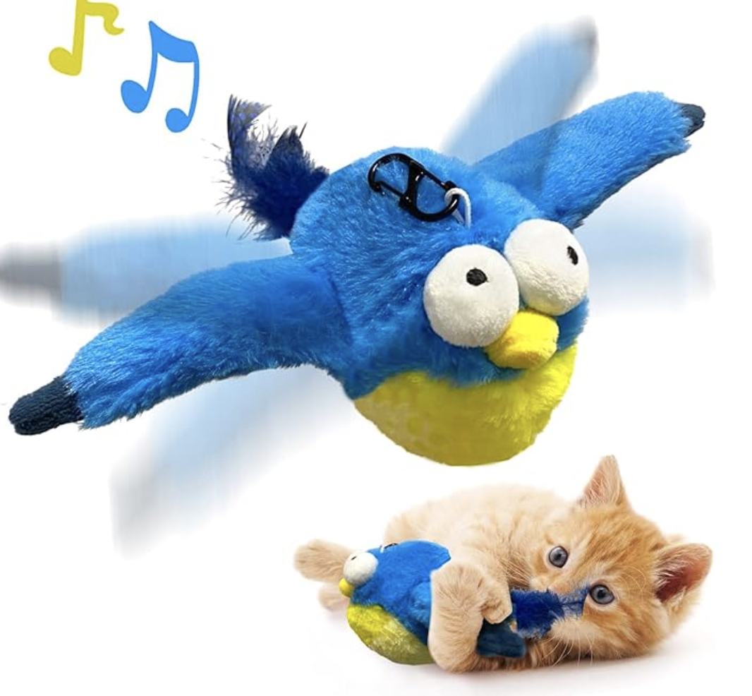 🔥 Last Day Sale Price | 🐾Interactive Chirping Bird Cat Toy