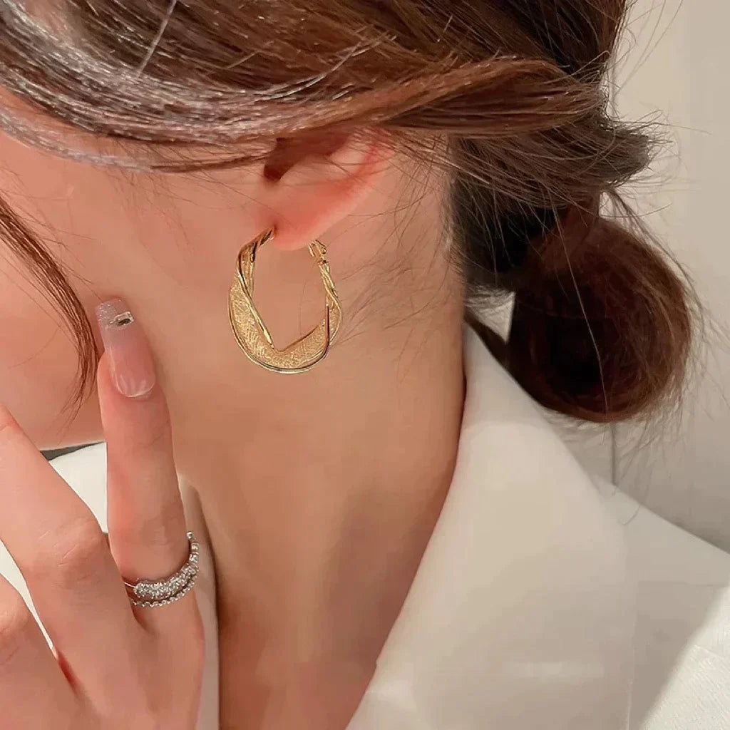 （🔥LAST DAY SALE-80% OFF) Lymphatic activity hoop earrings