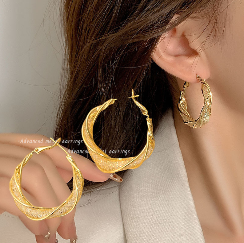 （🔥LAST DAY SALE-80% OFF) Lymphatic activity hoop earrings